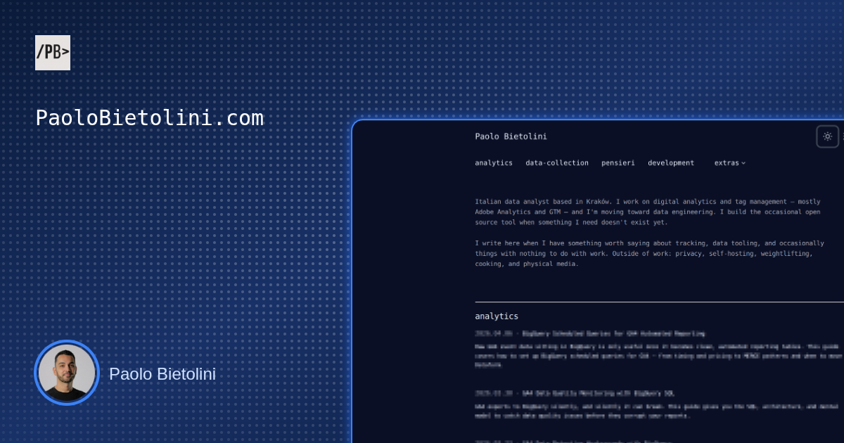 paolobietolini.com screenshot