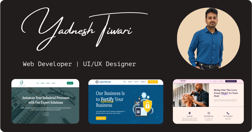 tiwariyadnesh.com screenshot