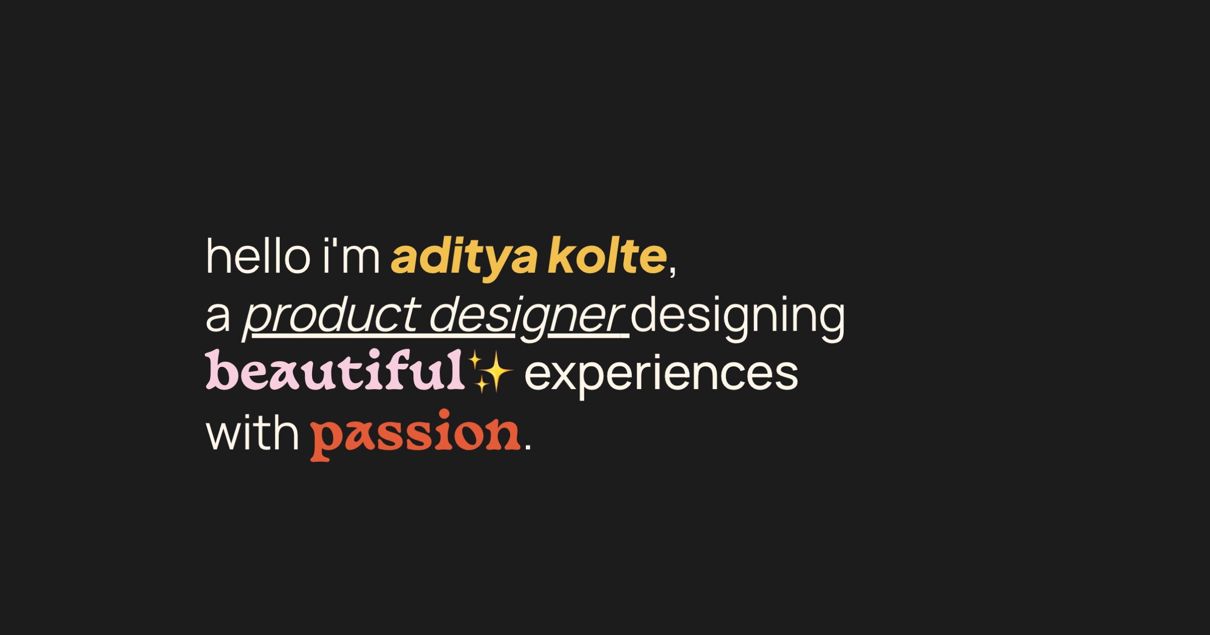 adityakolte.com screenshot