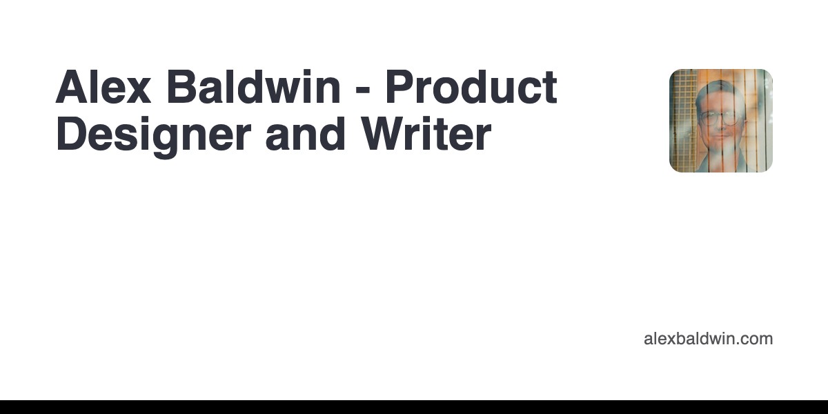 alexbaldwin.com screenshot