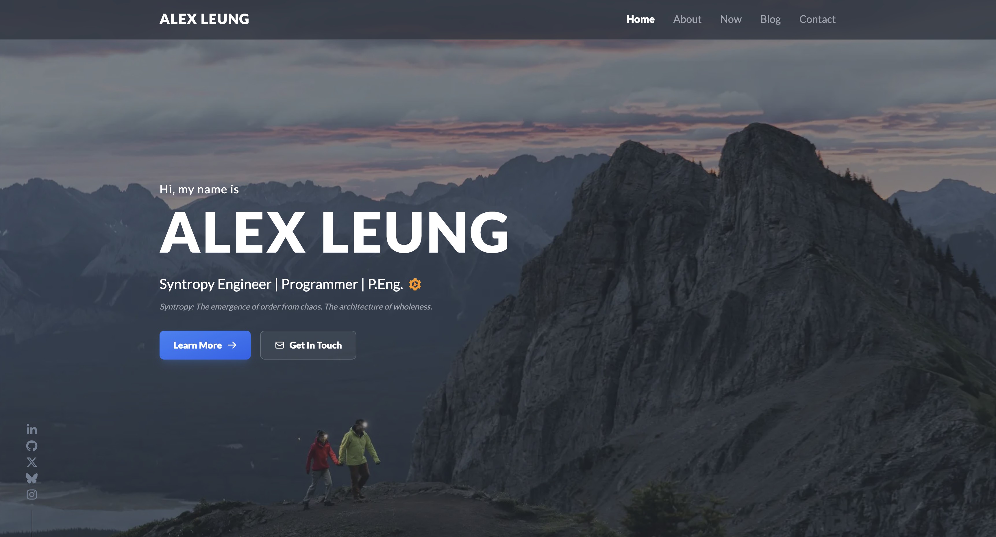 alexleung.ca screenshot