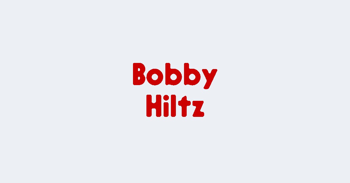 bobbyhiltz.com screenshot