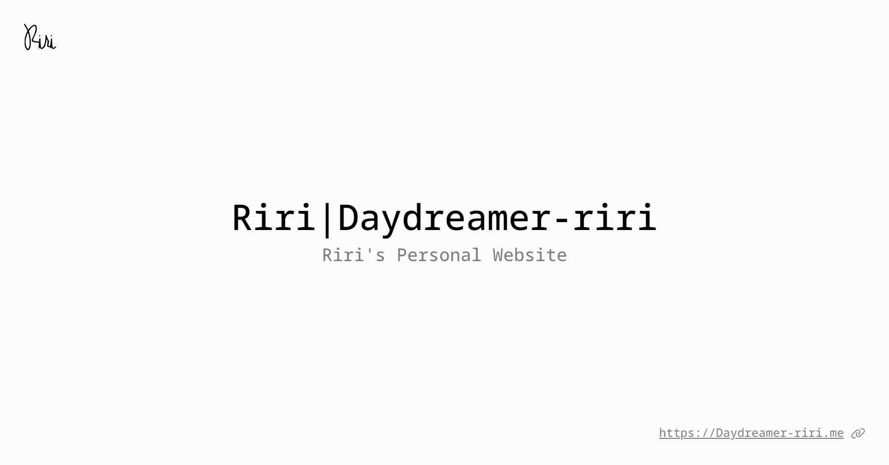 daydreamer-riri.me screenshot