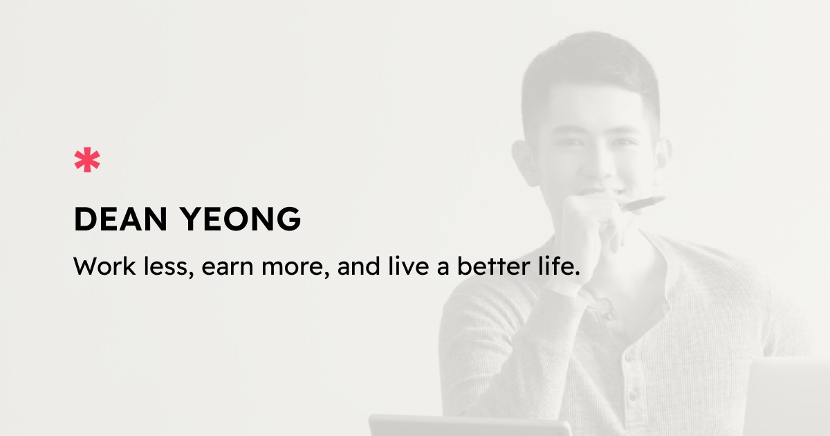 deanyeong.com screenshot