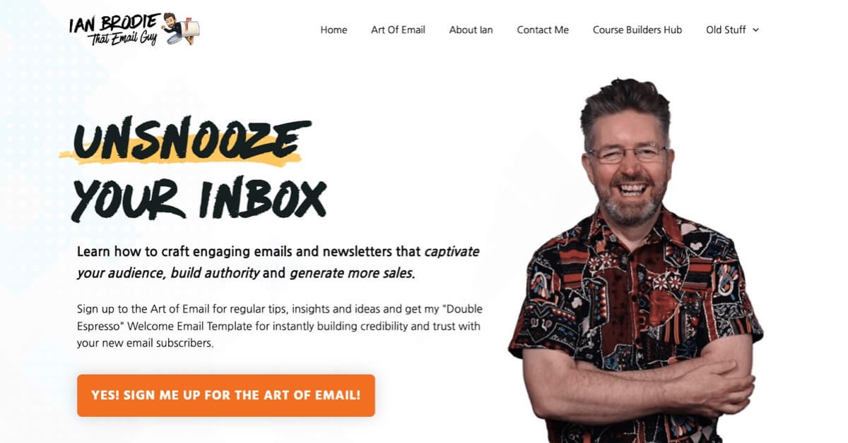 ianbrodie.com screenshot