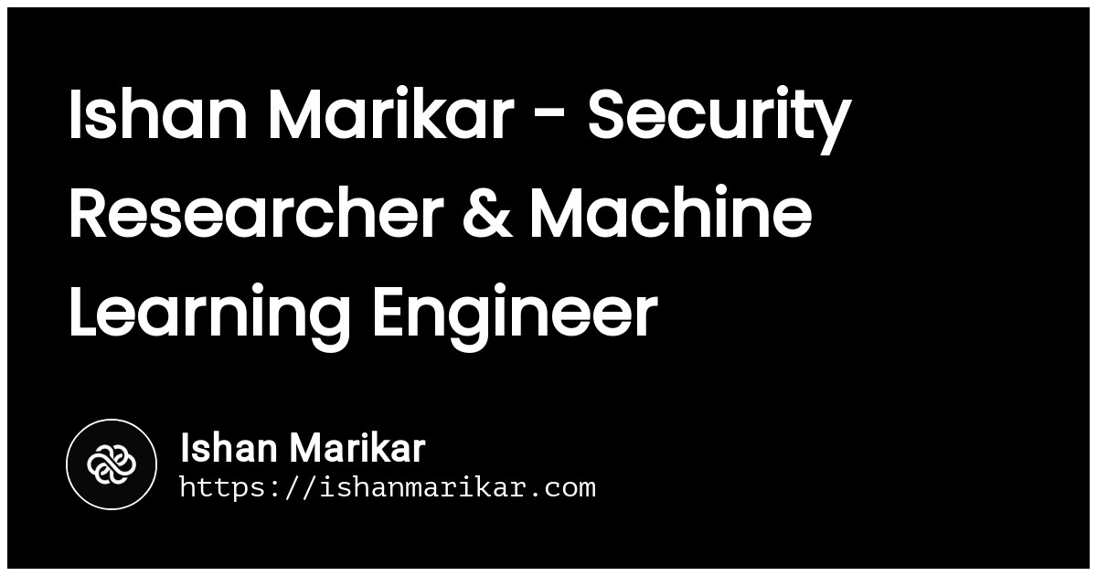 ishanmarikar.com screenshot