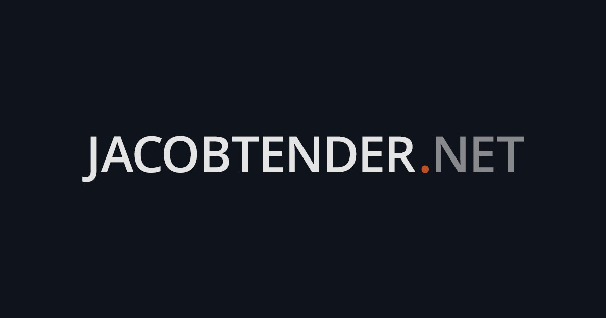 jacobtender.net screenshot