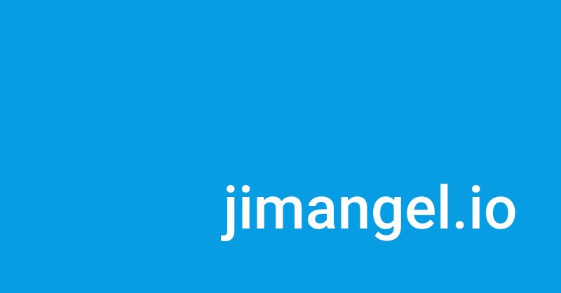 jimangel.io screenshot