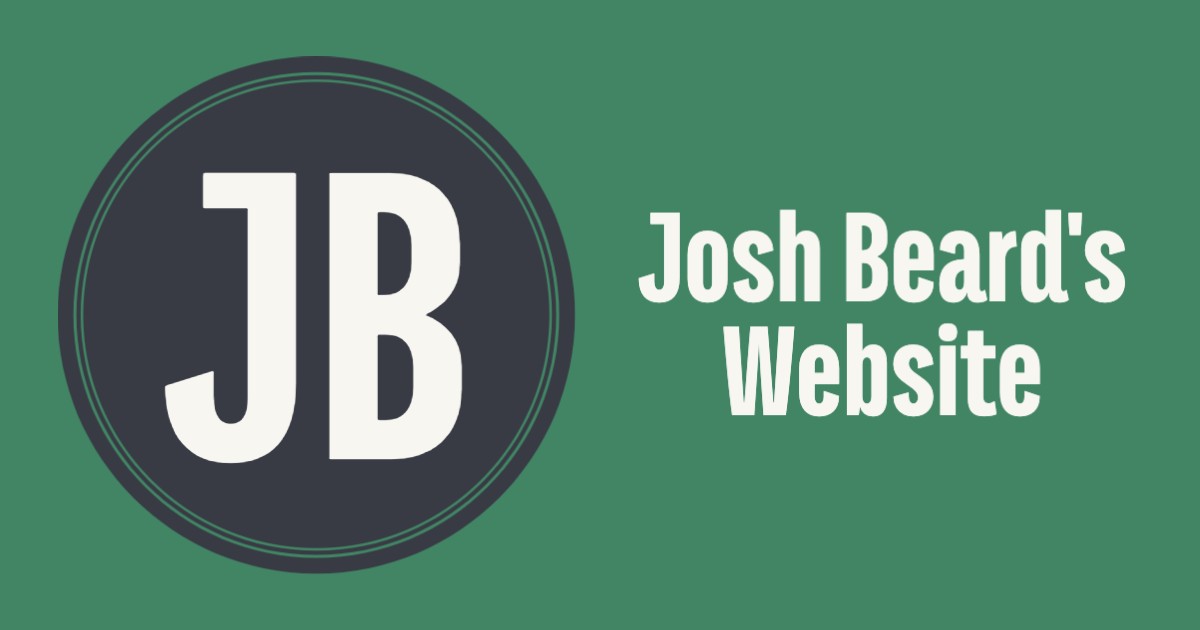 joshbeard.me screenshot