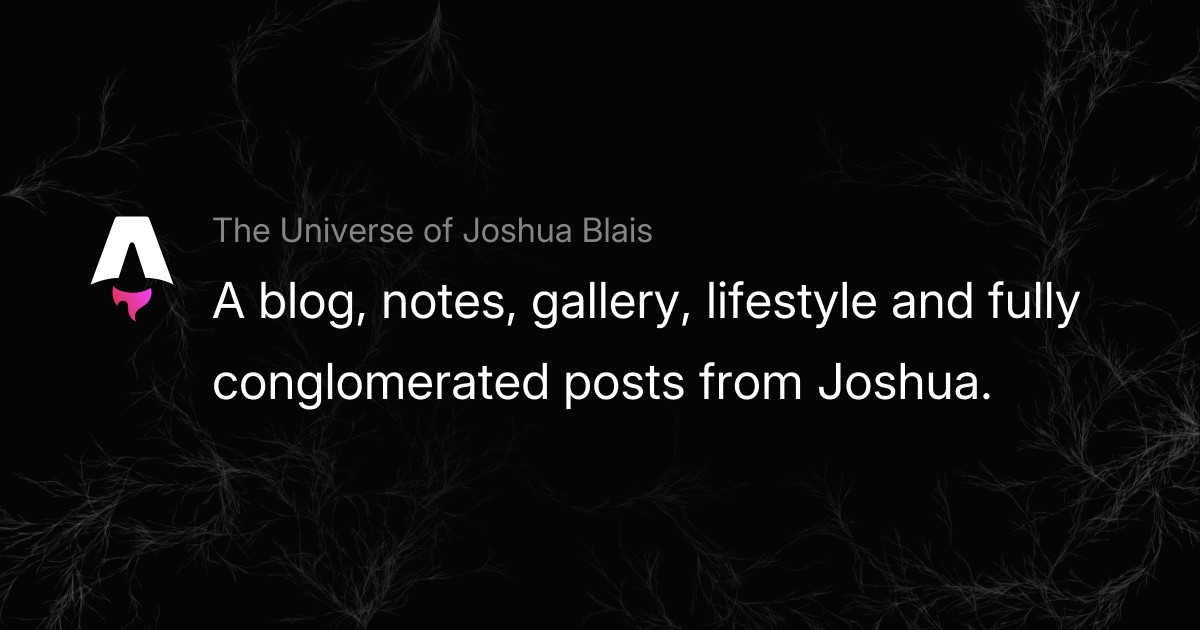 joshblais.com screenshot