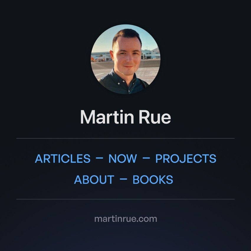 martinrue.com screenshot
