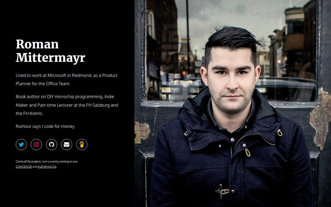 mittermayr.com screenshot