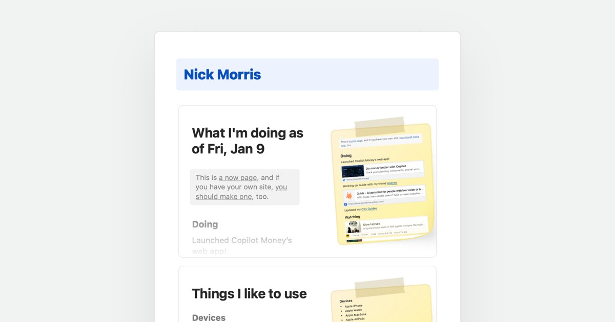 notes.nickmorris.name screenshot