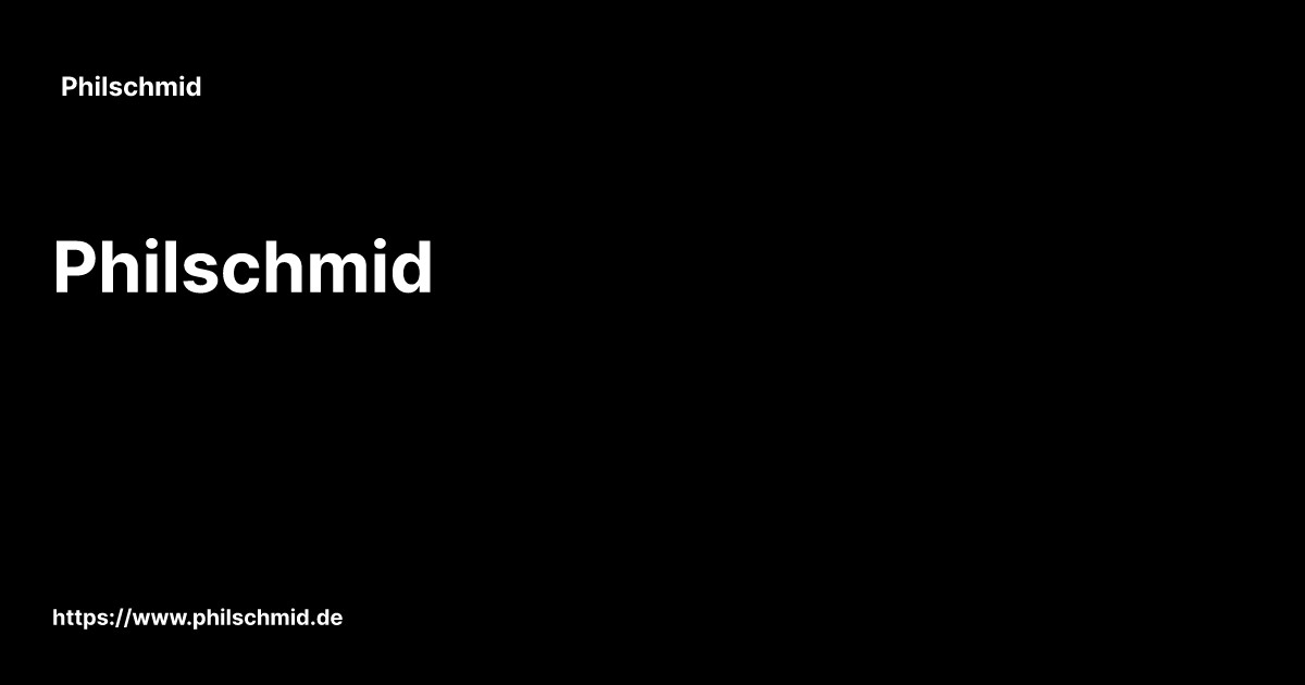 philschmid.de screenshot