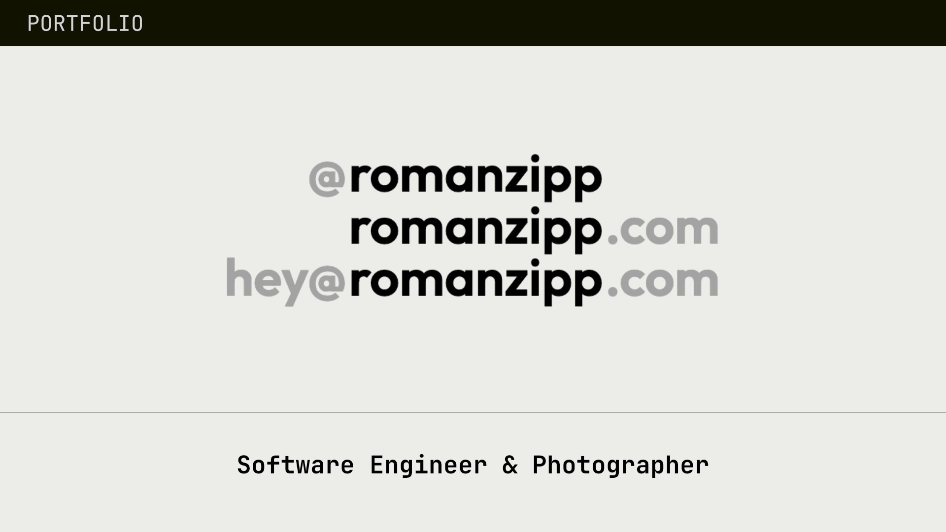 romanzipp.com screenshot