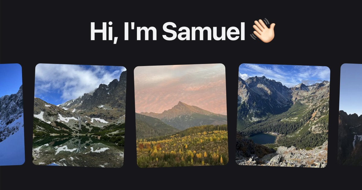 samuelpitonak.com screenshot