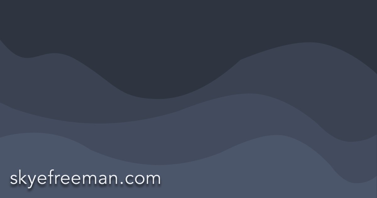 skyefreeman.com screenshot