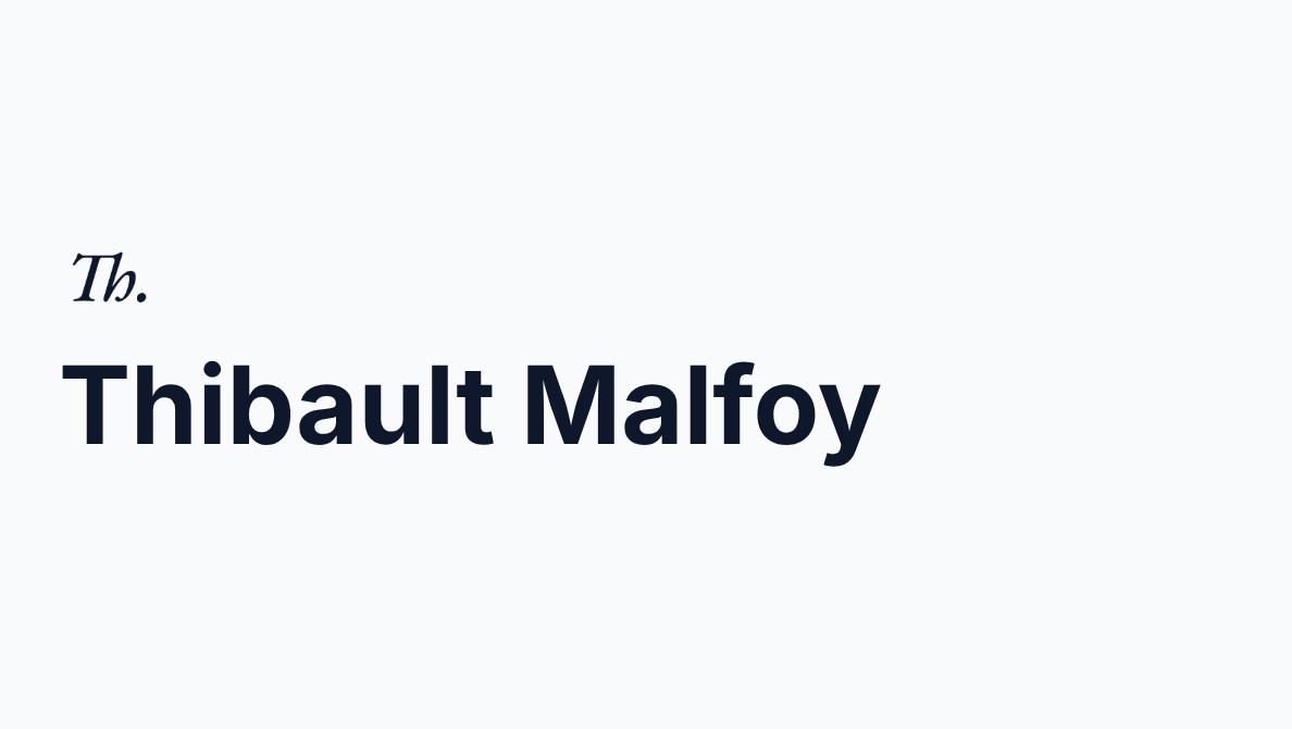 thibaultmalfoy.com screenshot