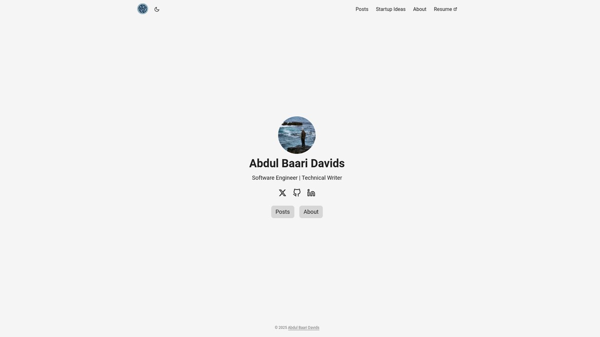 abduldavids.co.za screenshot