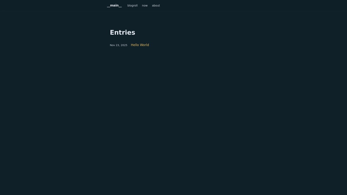 abhinavm.com screenshot