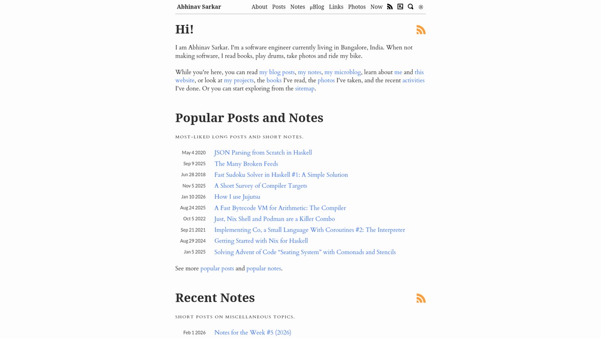 abhinavsarkar.net screenshot