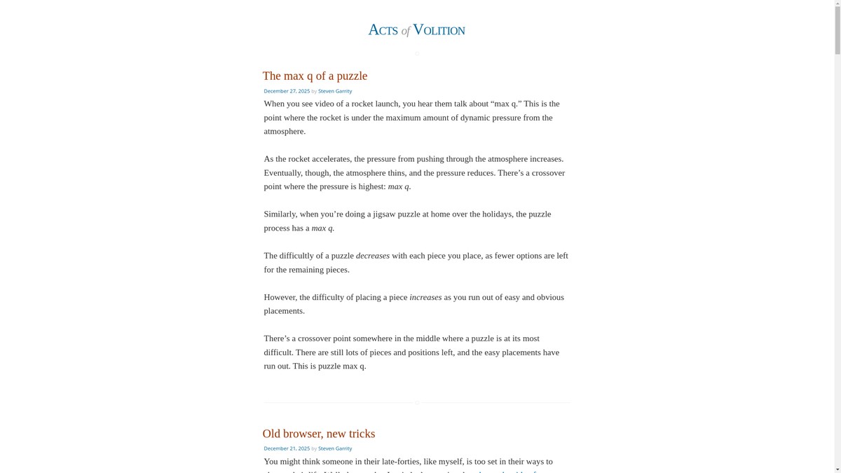 actsofvolition.com screenshot