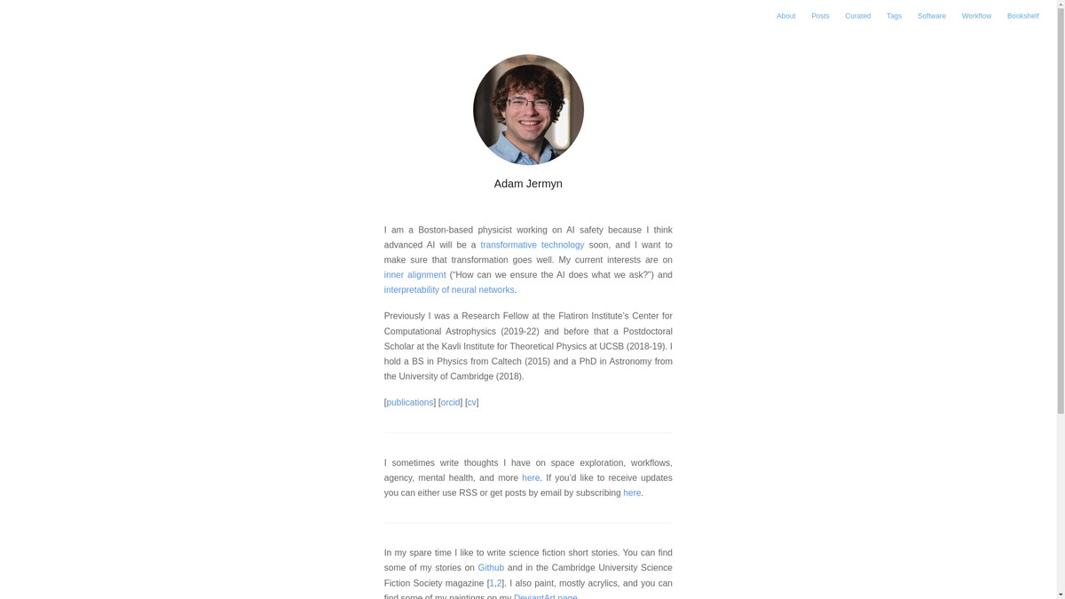 adamjermyn.com screenshot