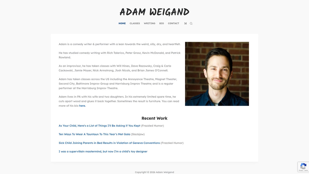 adamweigand.com screenshot