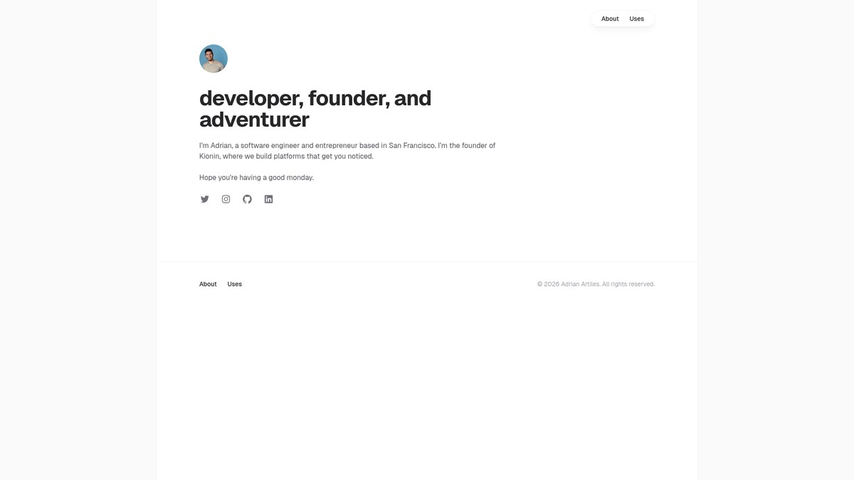 adrianartiles.com screenshot