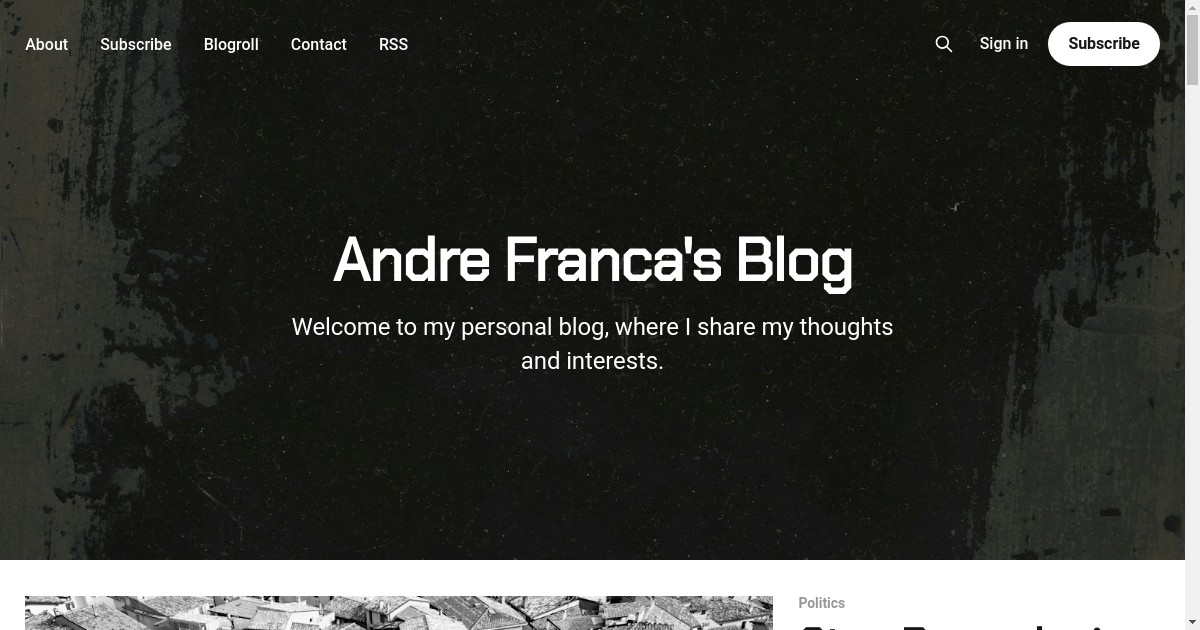 Screenshot of afranca.com.br