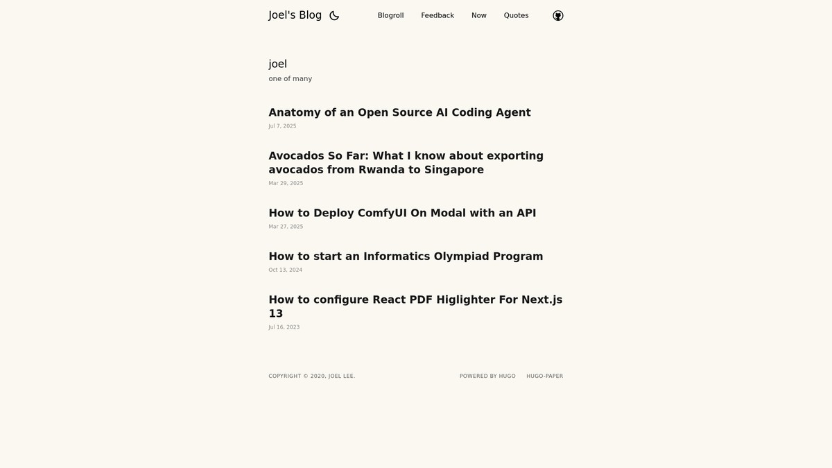 ajoellee.com screenshot