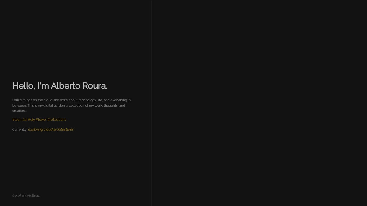 albertoroura.com screenshot