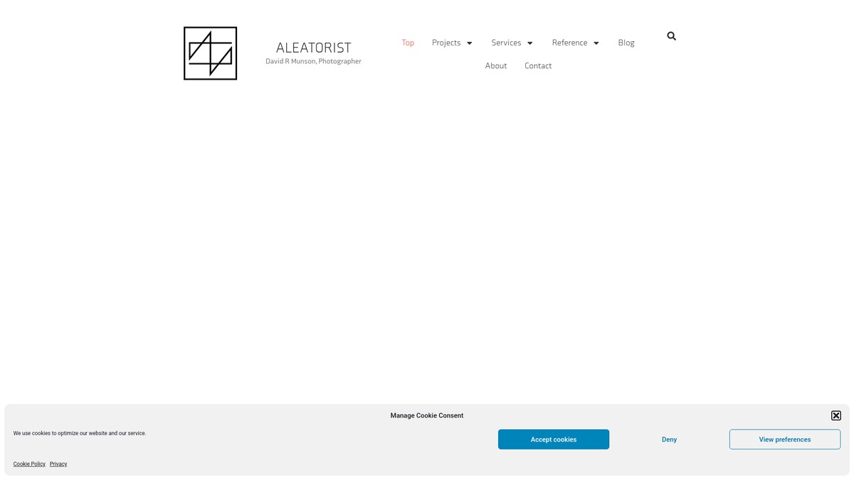 Screenshot of aleatorist.com