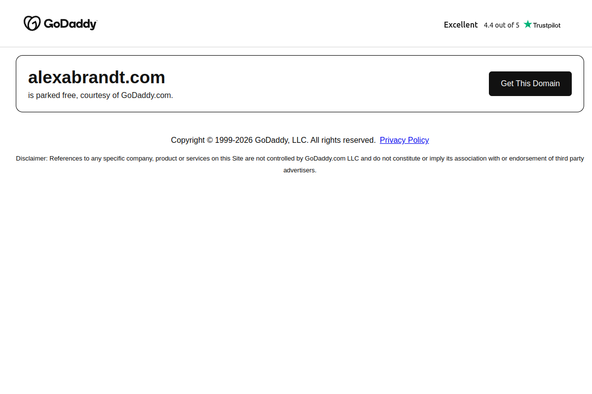 alexabrandt.com screenshot