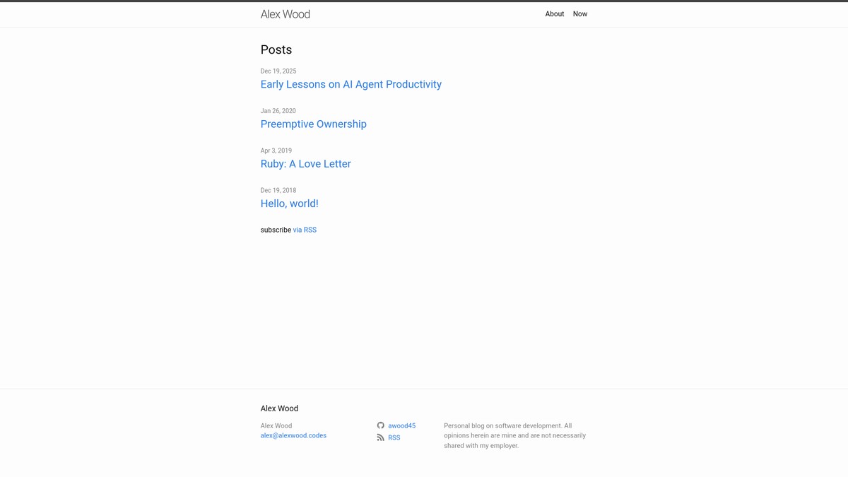 alexwood.codes screenshot