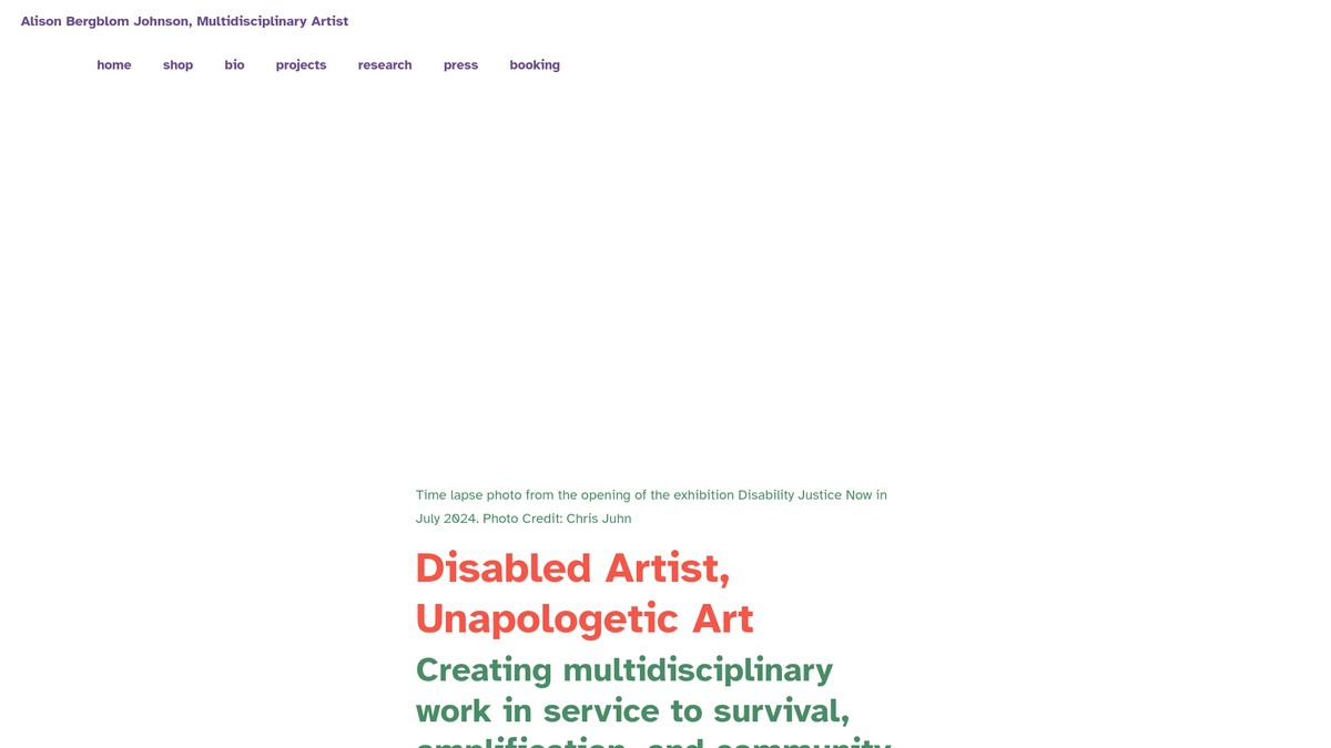 alisonbergblomjohnson.com screenshot