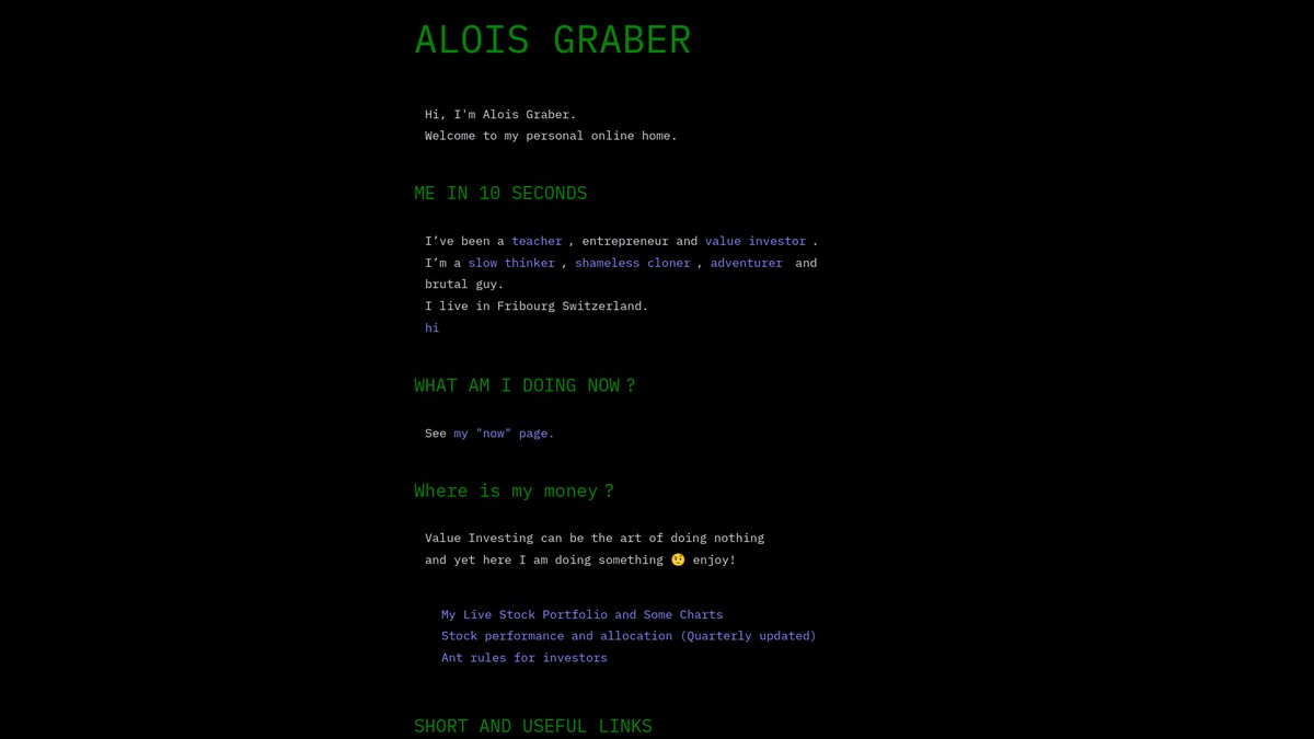 aloisgraber.com screenshot