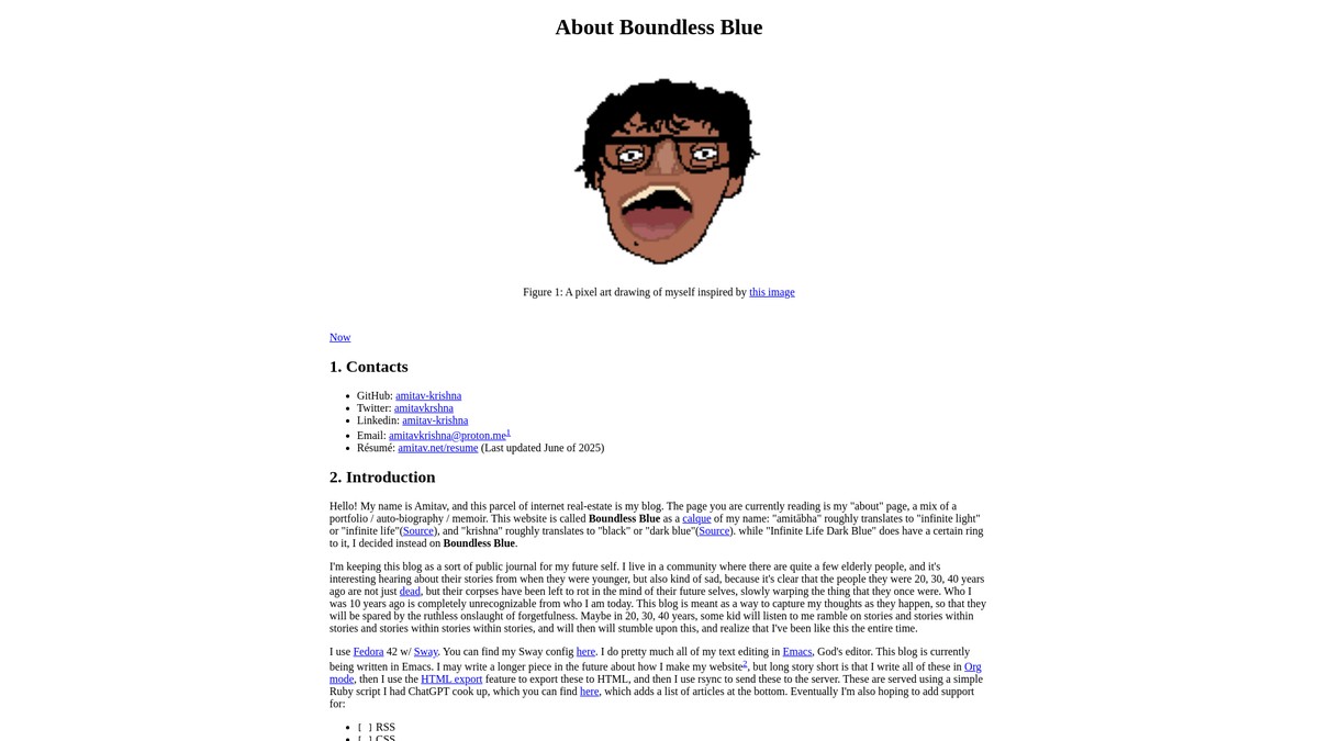 amitav.net screenshot