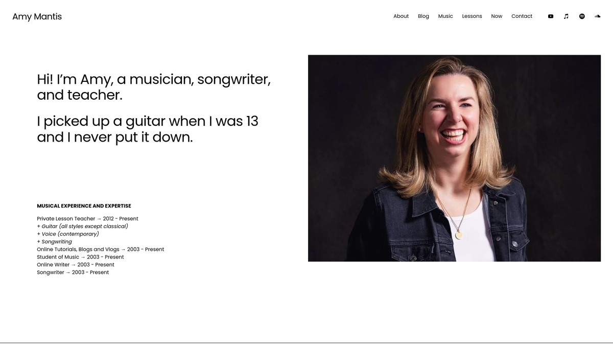 amymantis.com screenshot