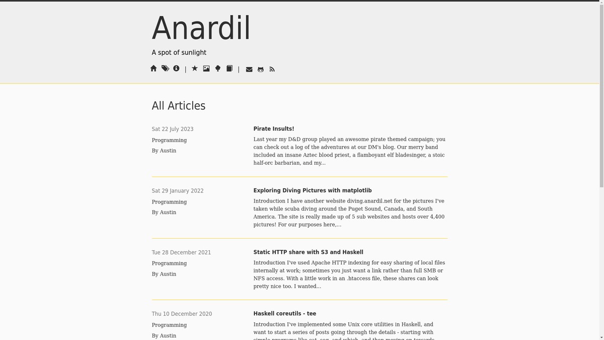anardil.net screenshot