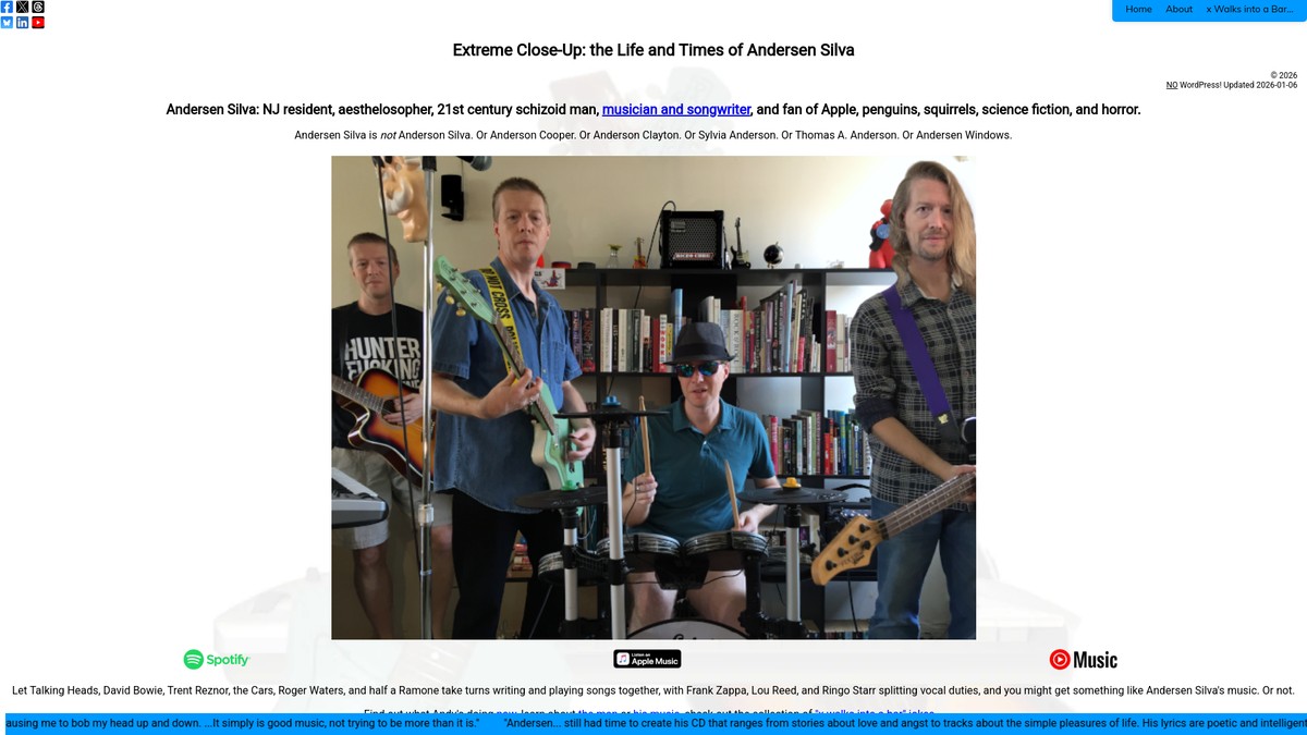 Screenshot of andersensilva.com