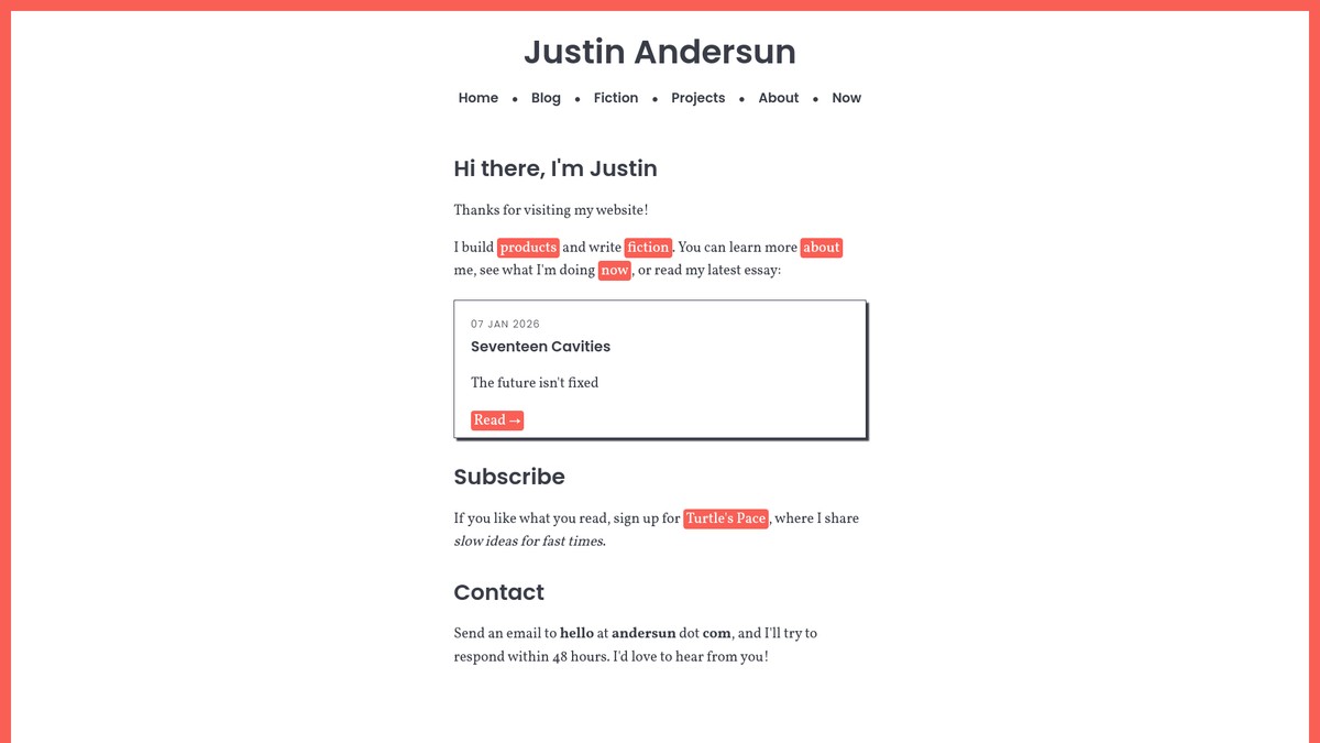 andersun.com screenshot