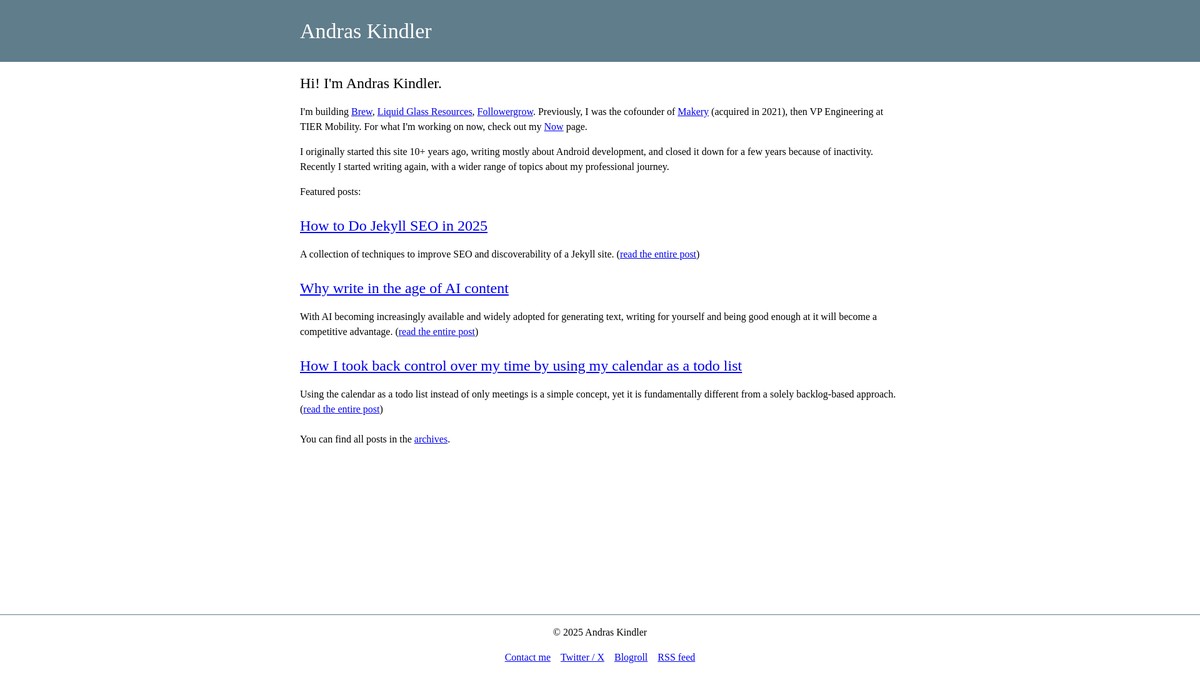 andraskindler.com screenshot