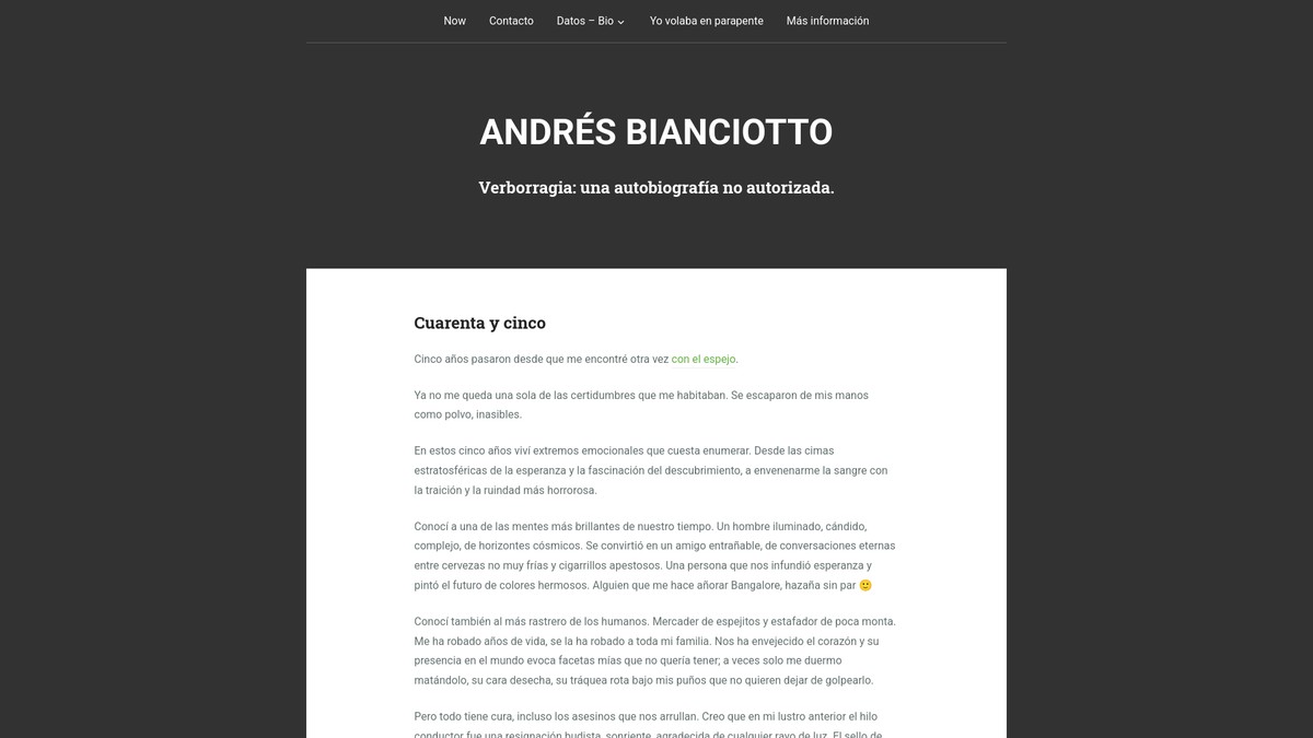 Screenshot of andresb.net