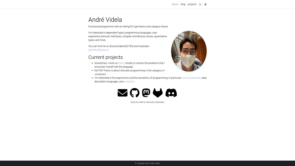 andrevidela.com screenshot