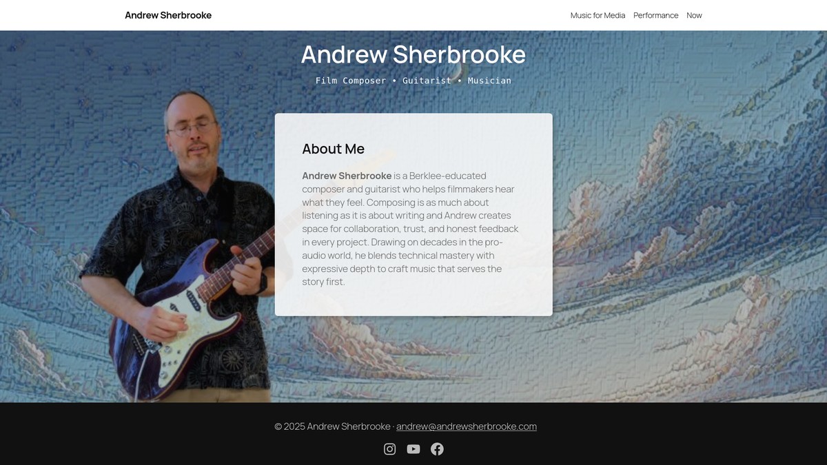 andrewsherbrooke.com screenshot