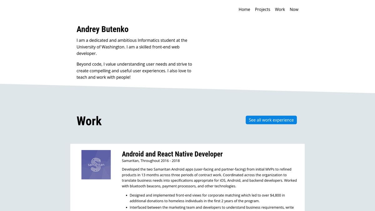 andreybutenko.com screenshot