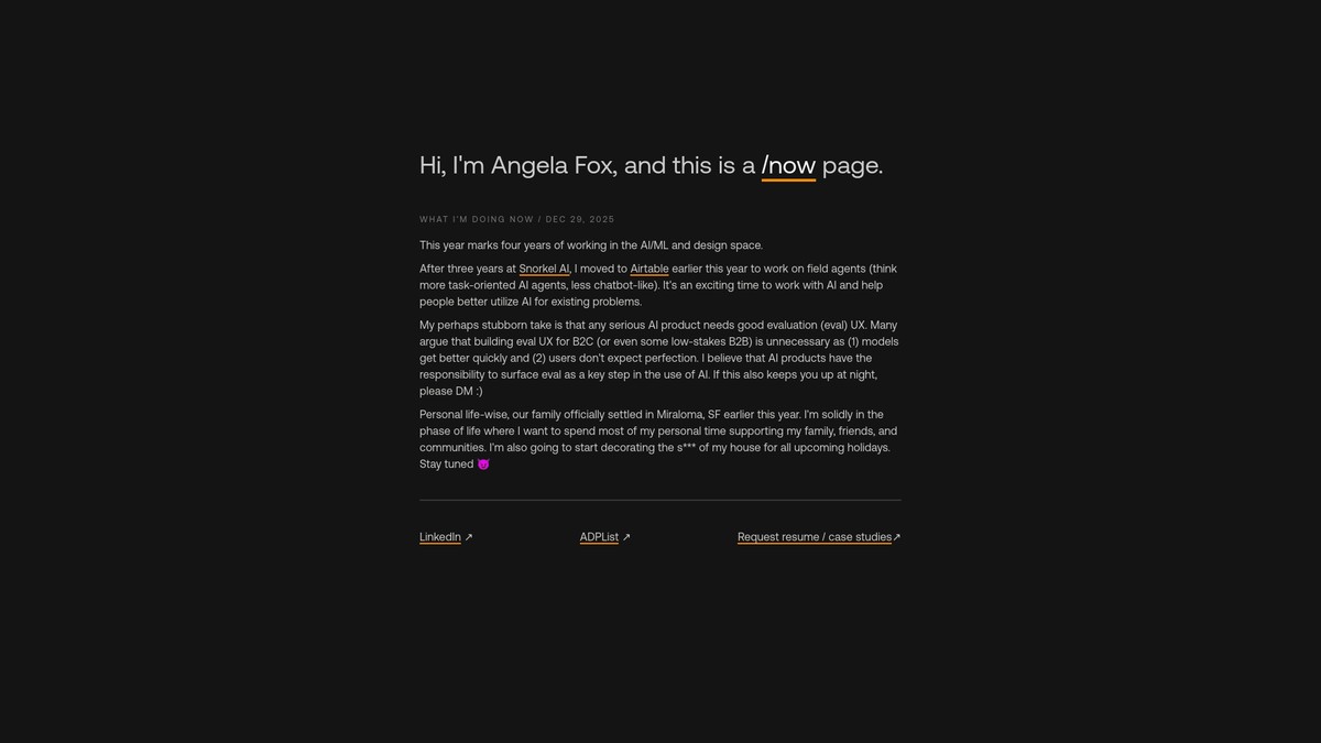 angelayfox.com screenshot