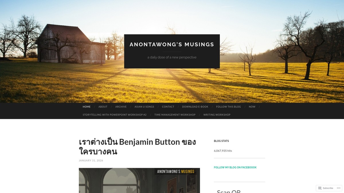 Screenshot of anontawong.com
