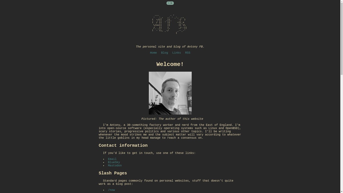antonyfb.com screenshot